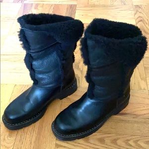 Blondo Black Shearling Women’s Boots Sz 8 1/2 B